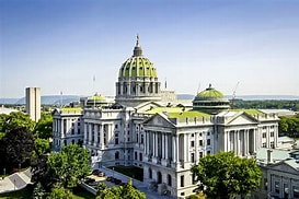 PA capitol in Harrisburg PA